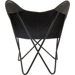 Outdoor Living - Vlinderstoel Cabra Zwart 75x75x87cm