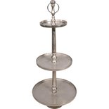 Outdoor Living - Etagère Brush Zilver ø41x89cm
