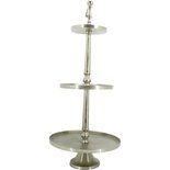 Outdoor Living - Etagère Brush Zilver ø41x89cm