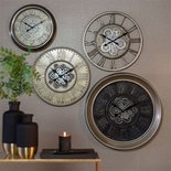 Countryfield - Abington Wandklok messing Ø62CM