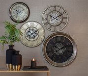 Countryfield - Abington Wandklok messing Ø80CM