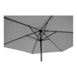 Parasol Gemini licht grijs Ø3mtr