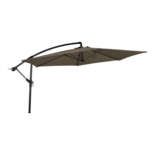 Zweefparasol Gemini taupe Ø3mtr