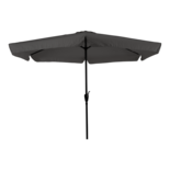 Parasol Gemini grijs Ø3mtr