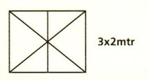 Parasol Libra grijs 2x3mtr