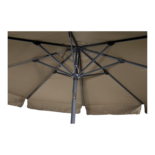 Parasol Libra taupe Ø3mtr