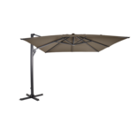 Outdoor Living - Zweefparasol Taurus taupe 3x3mtr