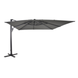 Outdoor Living - Zweefparasol Taurus grijs 3x4mtr