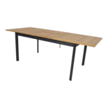 Uittrektafel Monza antraciet 152-210x89cm