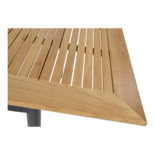 Uittrektafel Monza antraciet 152-210x89cm