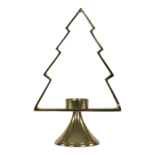 Outdoor Living - Kerstboom Aurum met windlicht alu goud 30cm