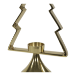Outdoor Living - Kerstboom Aurum met windlicht alu goud 30cm