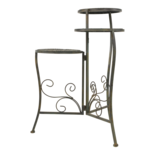 Outdoor Living - Plantentafel 3-traps Viva la vida brons/groen Ø22
