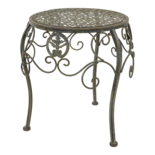 Plantentafel rond Viva la vida brons/groen, set van 3