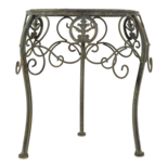 Plantentafel rond Viva la vida brons/groen, set van 3