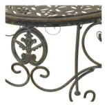 Plantentafel rond Viva la vida brons/groen, set van 3