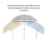 Beschermhoes grijs parasol Ø2mtr