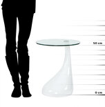 Bijzettafel TEAR Wit