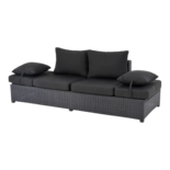 Outdoor Living - Loungebank Roma Black 210x80x66cm