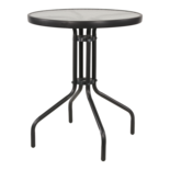 Outdoor Living - Tuintafel metaal antraciet Ø60cm