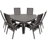 Outdoor Living - Tafel Mojito Negro driehoek 170x170cm
