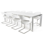 Maysun - Design Eettafel - VIVE Wit 190-270X95 CM