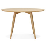 Maysun - Design Eettafel - JANICE Naturel Ø120 CM