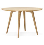 Maysun - Design Eettafel - JANICE Naturel Ø120 CM