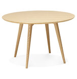 Maysun - Design Eettafel - JANICE Naturel Ø120 CM