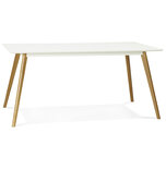 Maysun - Design Eettafel - CRYSTOL Wit 160X90 CM