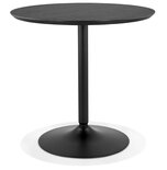 Maysun - Design Bistrotafel - FLOOR Zwart-Zwart Ø 80 CM