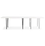 Maysun - Design Eettafel - DIONE Wit-Zwart 170(270)X100 CM