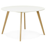 Maysun - Design Eettafel - CAMILA Wit Ø 120 CM