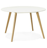 Maysun - Design Eettafel - CAMILA Wit Ø 120 CM