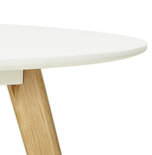 Maysun - Design Eettafel - CAMILA Wit Ø 120 CM