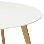 Maysun - Design Eettafel - CAMILA Wit Ø 120 CM