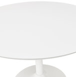 Maysun - Design Eettafel - BRITTE Wit Ø 90 CM