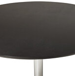 Maysun - Design Eettafel - BO Zwart-Chroom Ø 120 CM