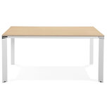 Bureau-Vergadertafel EFYRA Naturel-Wit 160x160cm