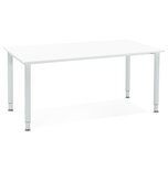 Bureau-Vergadertafel BURO Wit-Wit 160x80cm