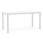 Bureau-Vergadertafel BURO Wit-Wit 160x80cm