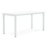 Bureau-Vergadertafel BURO Wit-Wit 160x80cm