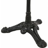 Outdoor Living - Bistro statafel marmer met gietijzeren voet rond 60 cm