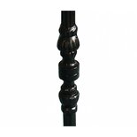 Outdoor Living - Bistro statafel marmer met gietijzeren voet rond 60 cm