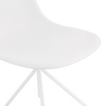 Eetkamerstoel DORIS Wit-Wit