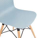 Eetkamerstoel GINTO Blauw