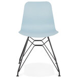 Eetkamerstoel FIFI Blauw-Zwart