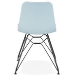 Eetkamerstoel FIFI Blauw-Zwart