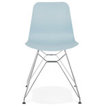 Eetkamerstoel FIFI Blauw-Chroom