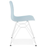 Eetkamerstoel FIFI Blauw-Wit